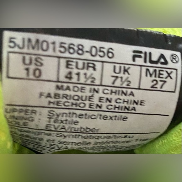 Fila Woman’s Sneakers - Picture 2 of 9